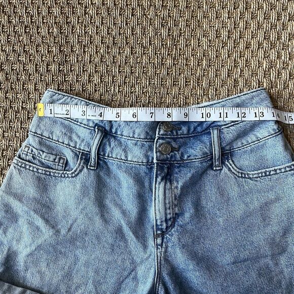 Banana Republic Vintage Style Denim Shorts Elastic Back High Rise Womens  28/6 - Picture 5 of 8